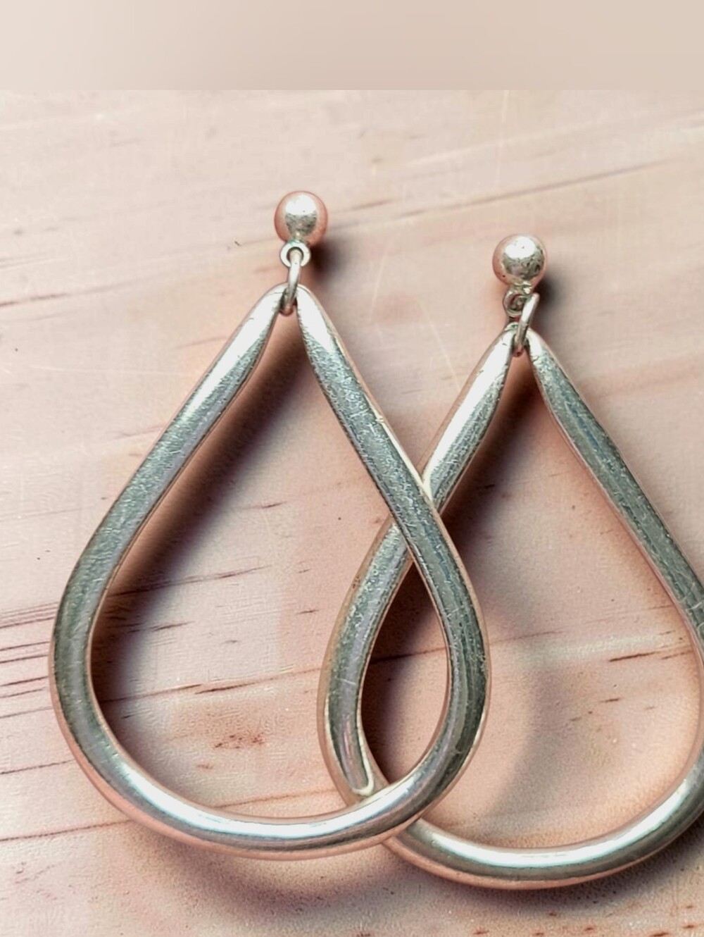 Teardrop Fashion Hoop Earrings - Classic Women's Jewelry